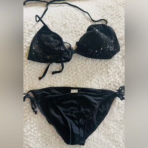 Xhilaration Black Bikini Set